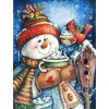 Elegant Snowman DIY Paintings