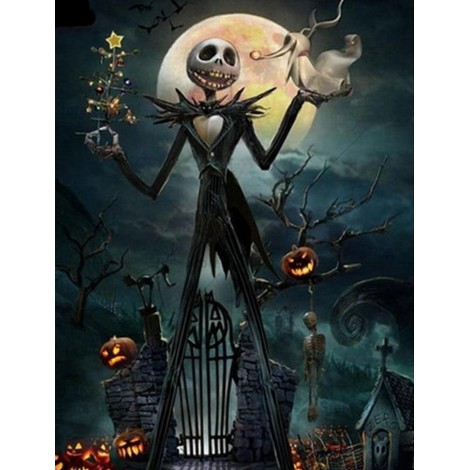 Halloween Nightmare Before Christmas Diamond Painting Kit