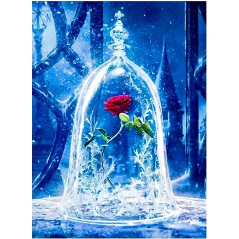 Big Beautiful Rose Paint by Diamonds